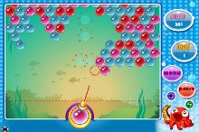 Sea Bubbles - postřehová online hra zdarma